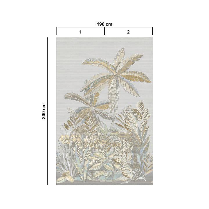 Tropical Vinyl Mural  - 10022 34