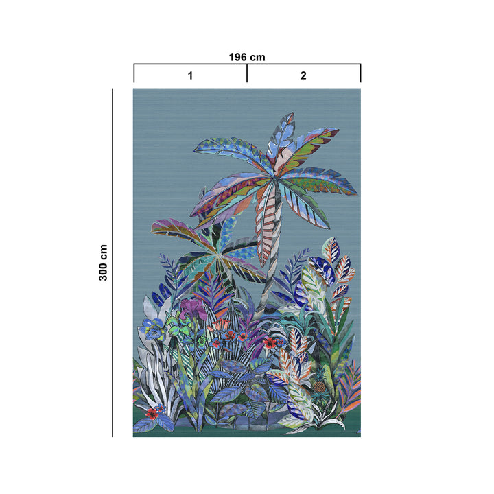 Tropical Vinyl Mural - 10022 56