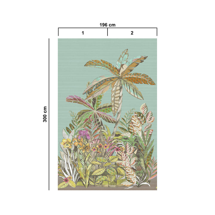 Tropical Vinyl Mural - 10022 73
