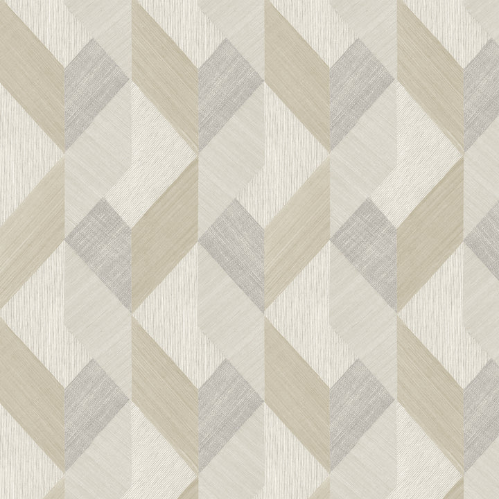 Geometric Printed Faux Grasscloth - 8271 93