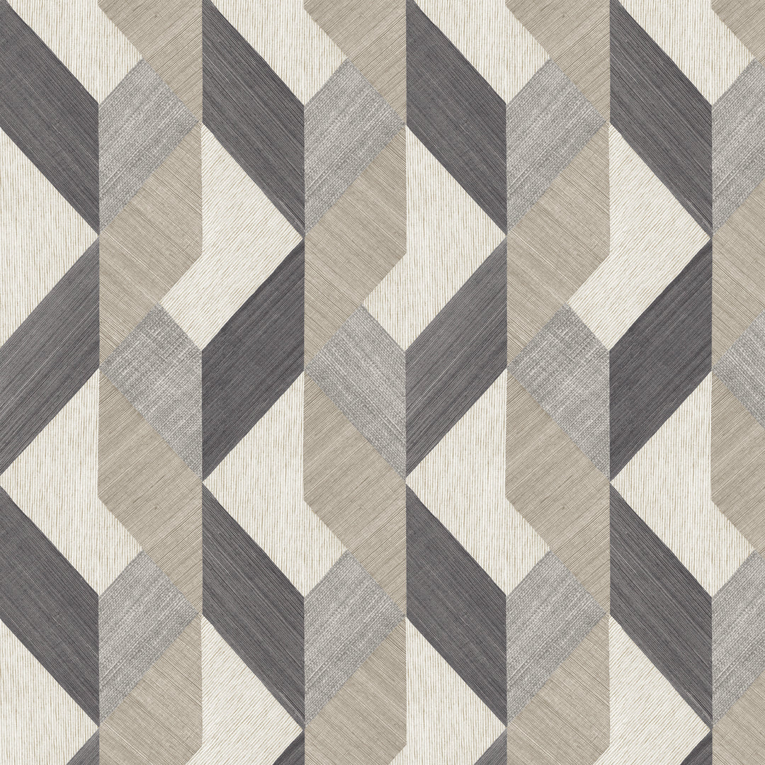 Geometric Printed Faux Grasscloth - 8271 97