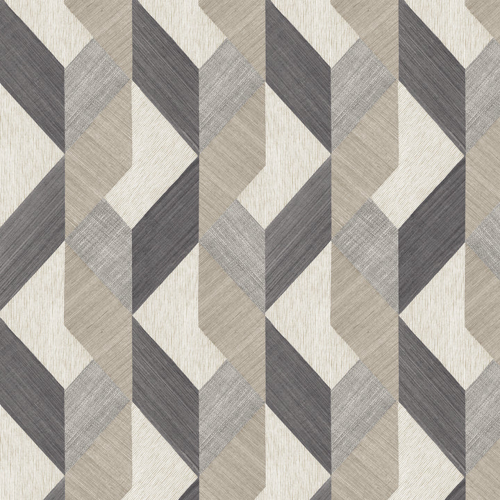 Geometric Printed Faux Grasscloth - 8271 97