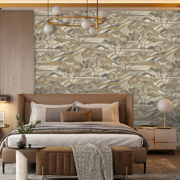 Pearlized Modern Toile Scene - 8276 36