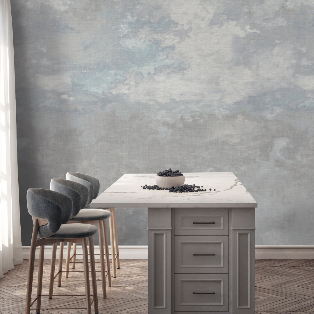 Pearlescent Cloud Mural - 8281 53