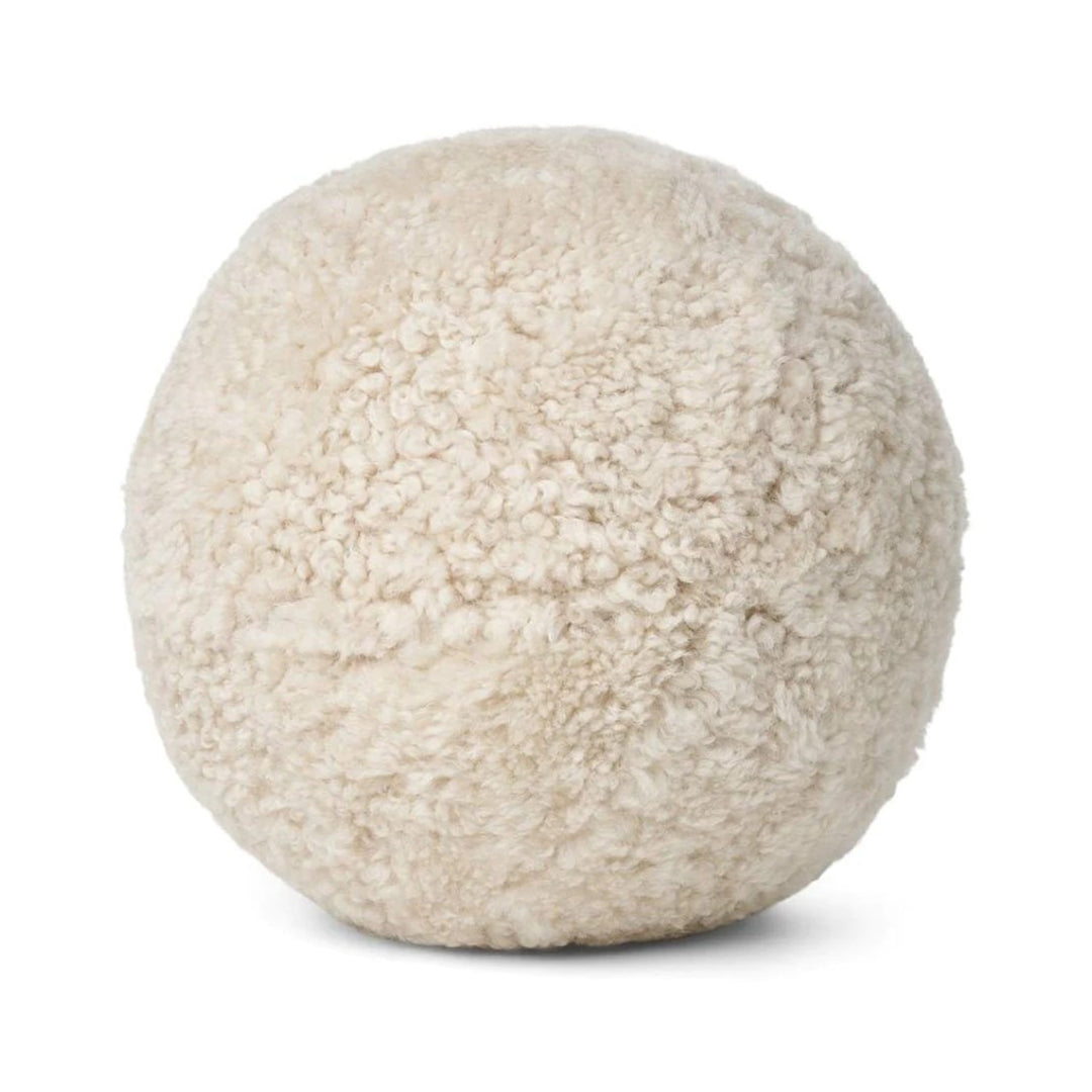 Round Sheepkskin Pillow Alite SOW by District Home