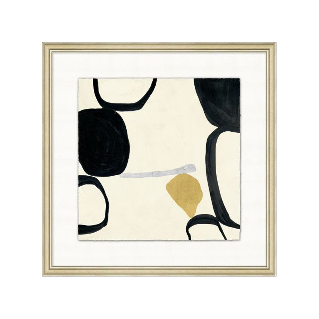 Abstract Framed Art Balance 1 by District Home