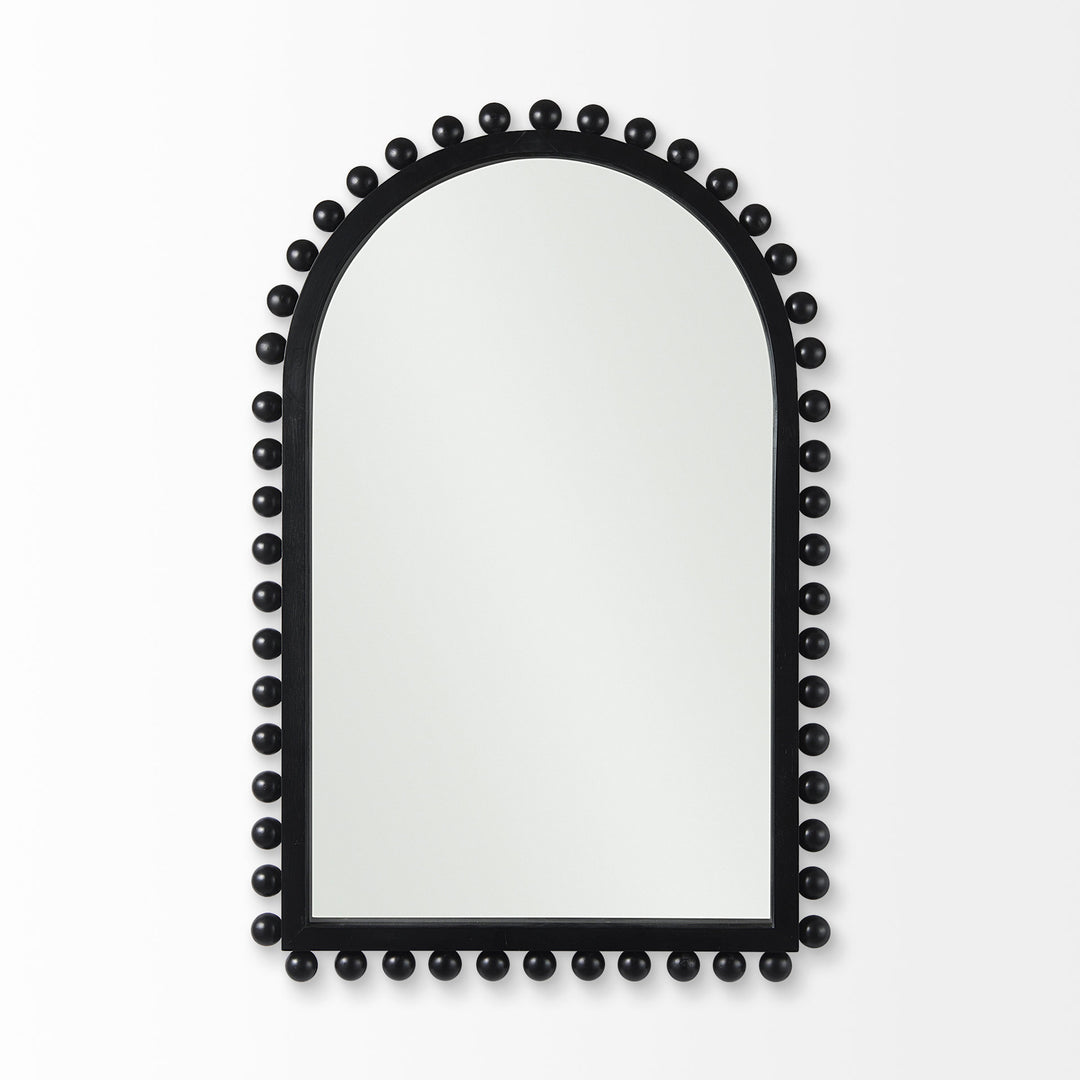 Wooden Arch Mirror Black BDMIRR