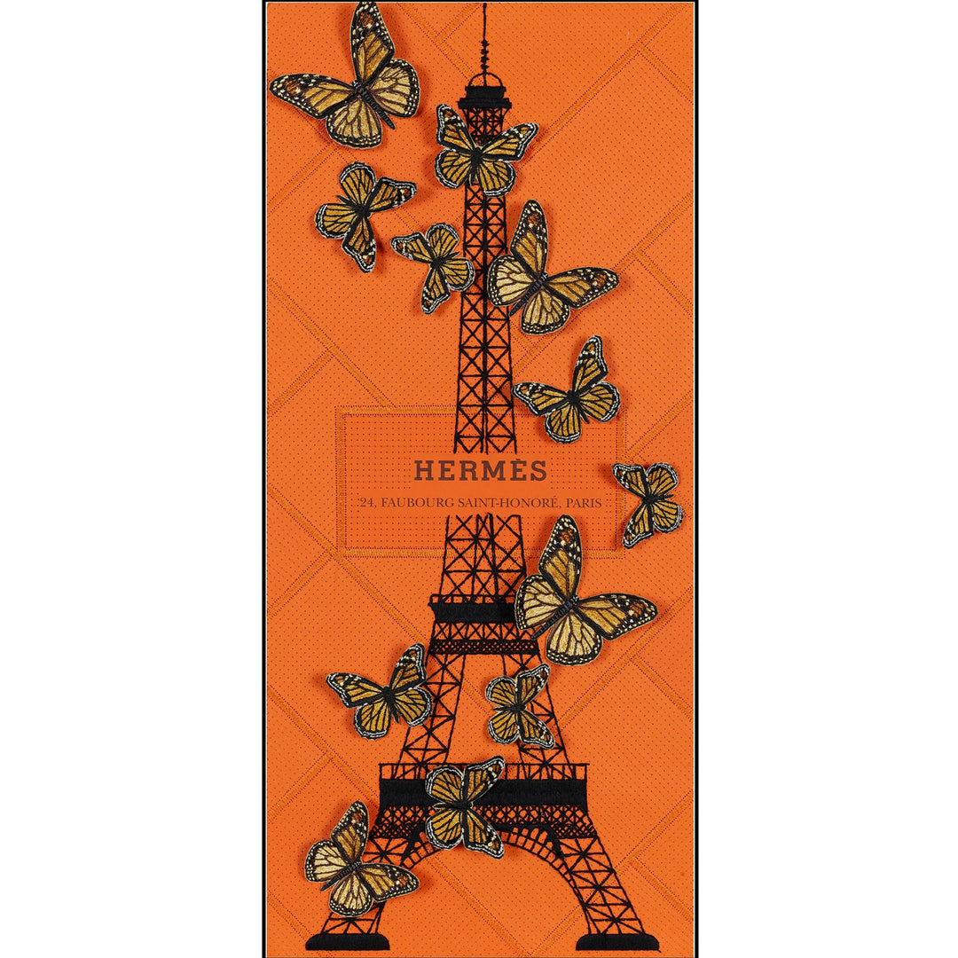Eiffel Tower Embroidery Art by District Home