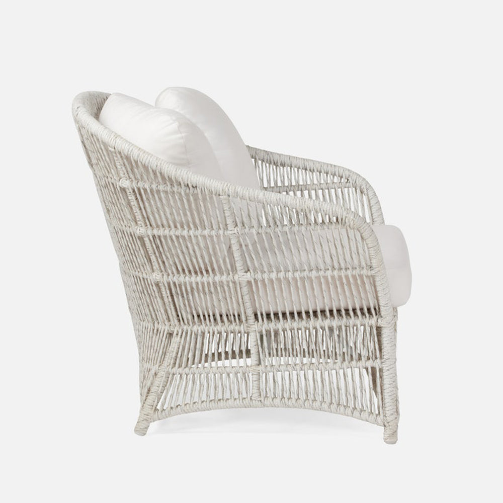 Outdoor Lounge Chair Ellis Wht by District Home