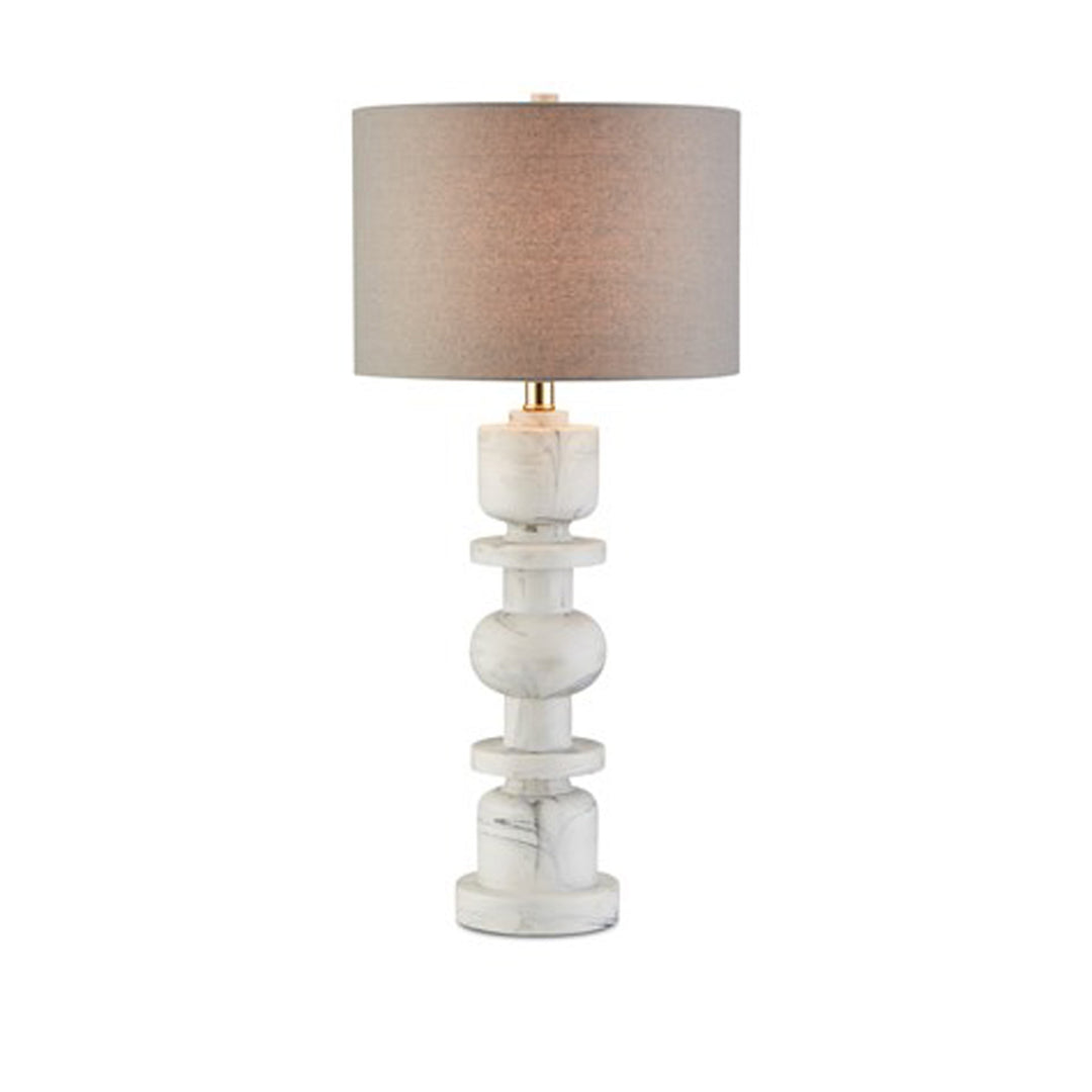 White Table Lamp Evelyn