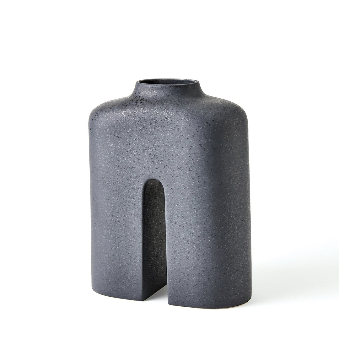 Black Ceramic Vase Glade LG by District Home