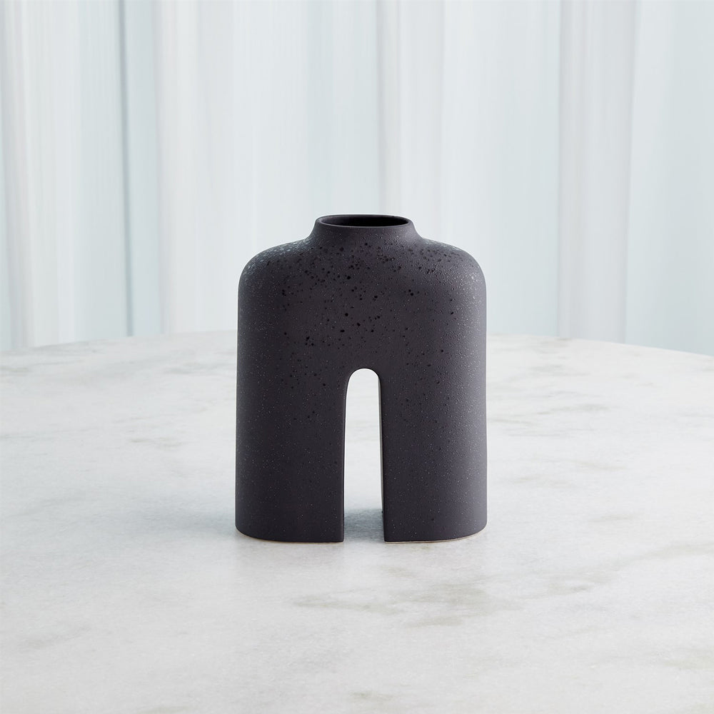 Black Ceramic Vase Glade MD by District Home