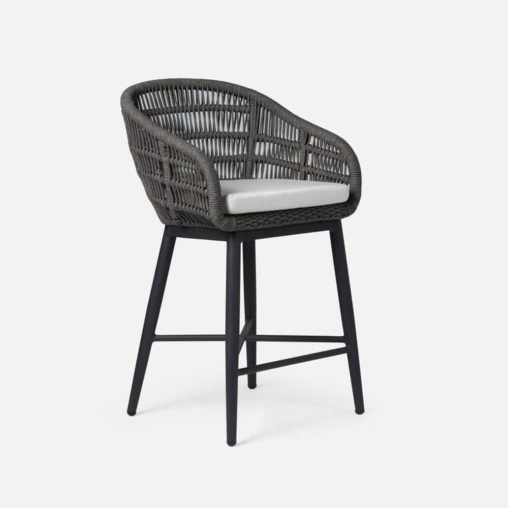 Outdoor Counter Stool Jace Gry by District Home