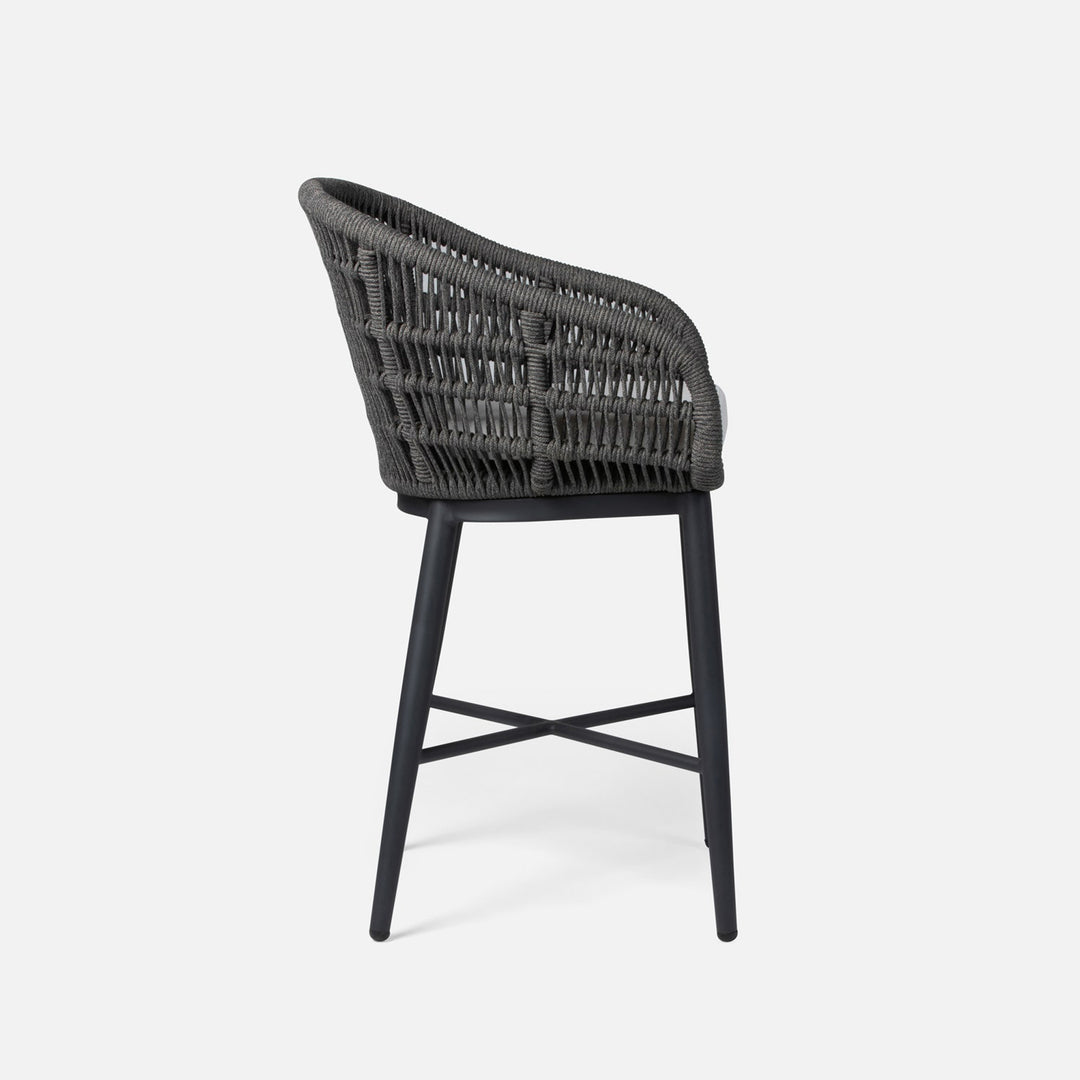 Outdoor Counter Stool Jace Gry by District Home