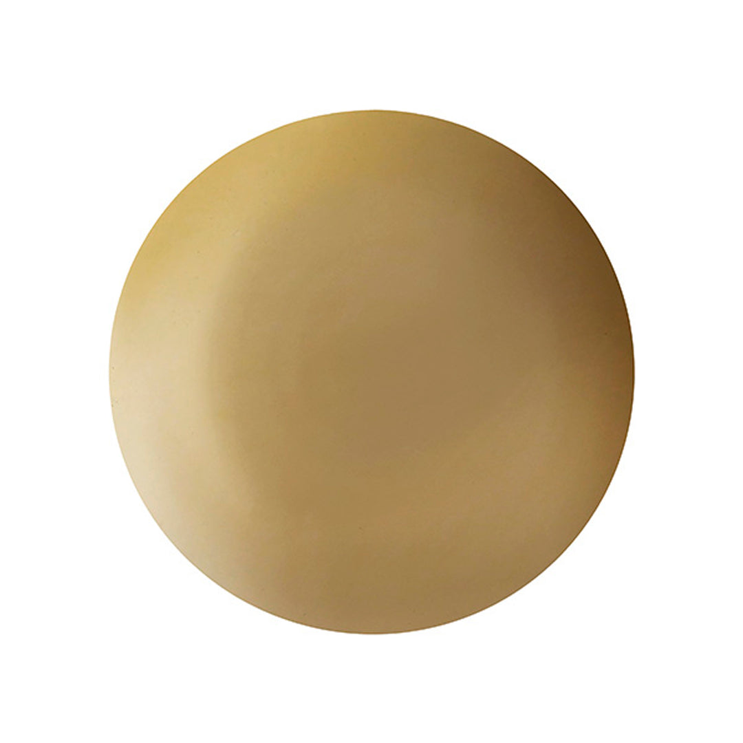 Small round marble table with gold accent on a white background Side Table Kelsa District Home 