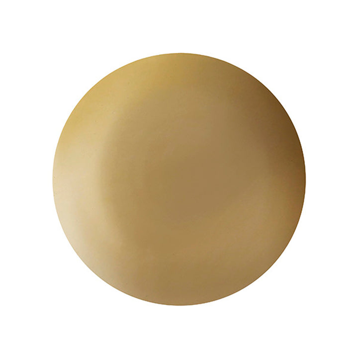 Small round marble table with gold accent on a white background Side Table Kelsa District Home 