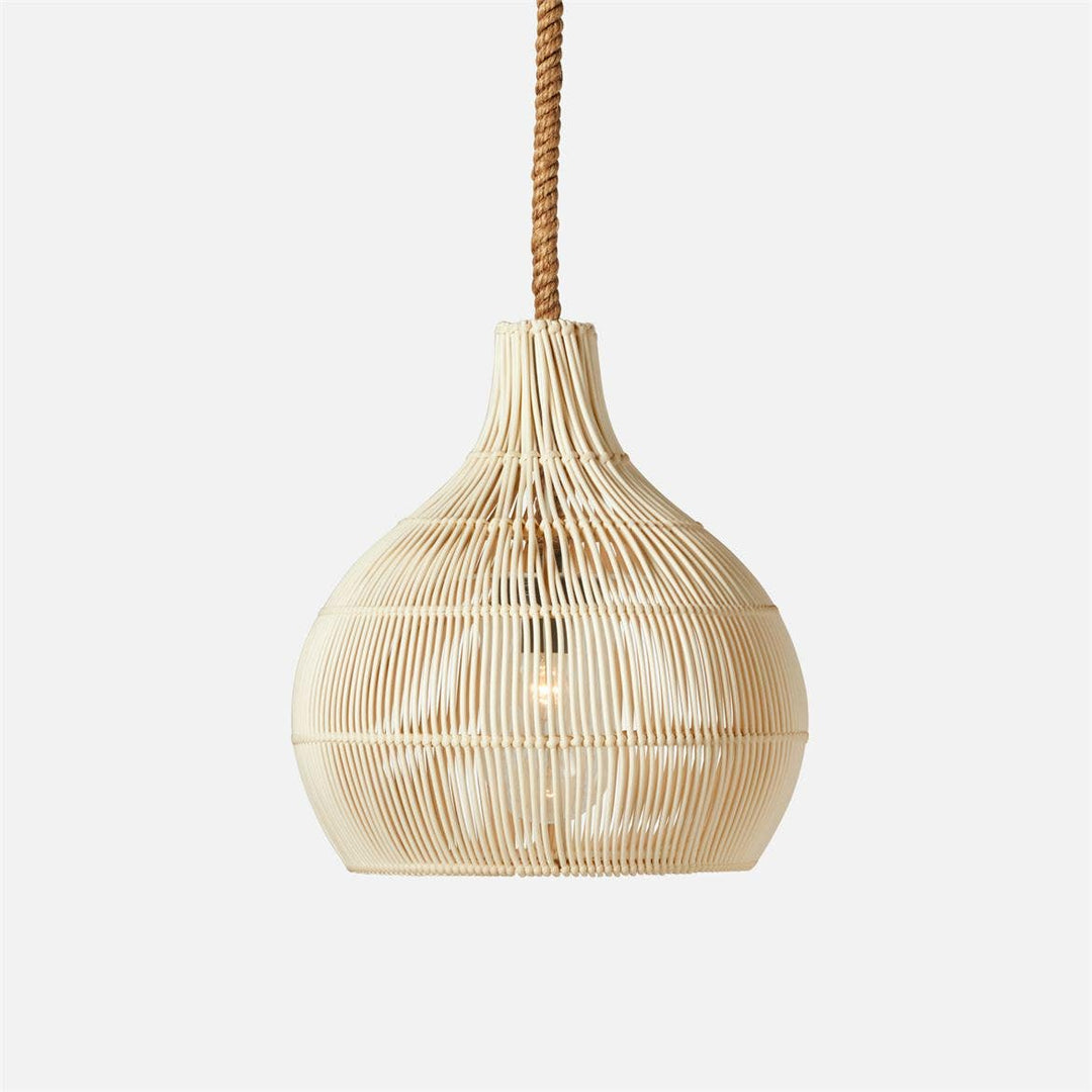Outdoor Pendant Light Mya Wht 12 by District Home