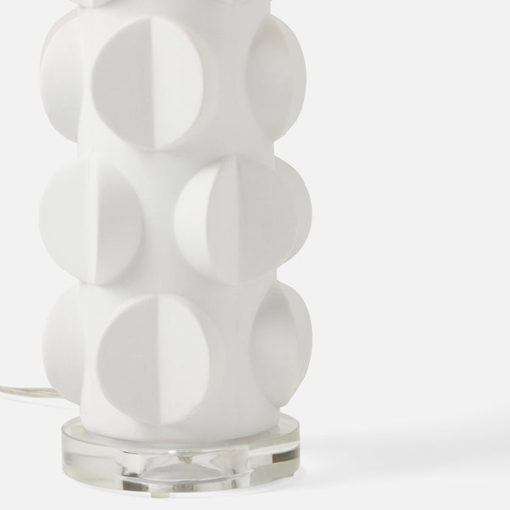 Table Lamp Oslo Wht by District Home