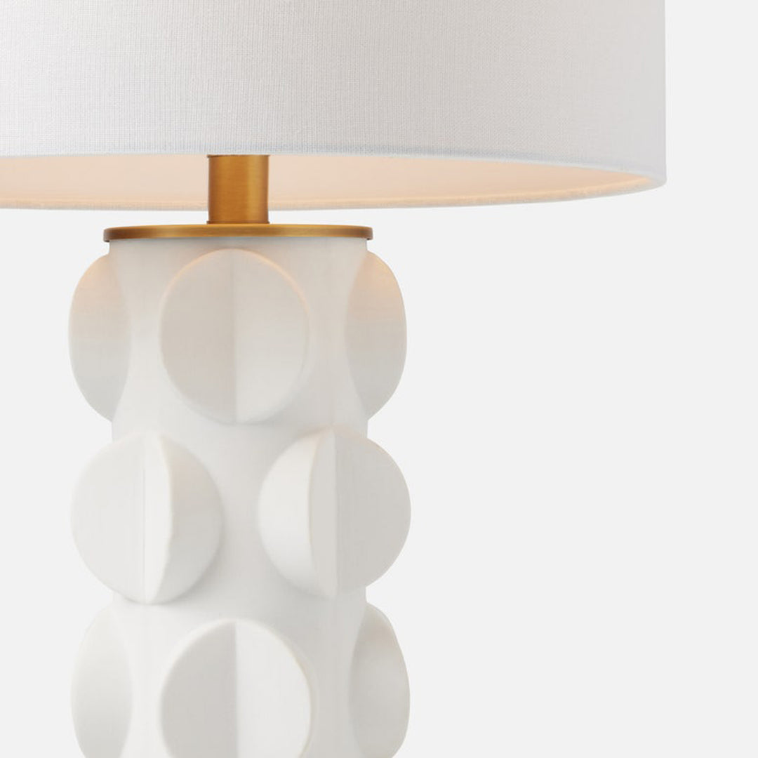 Table Lamp Oslo Wht by District Home