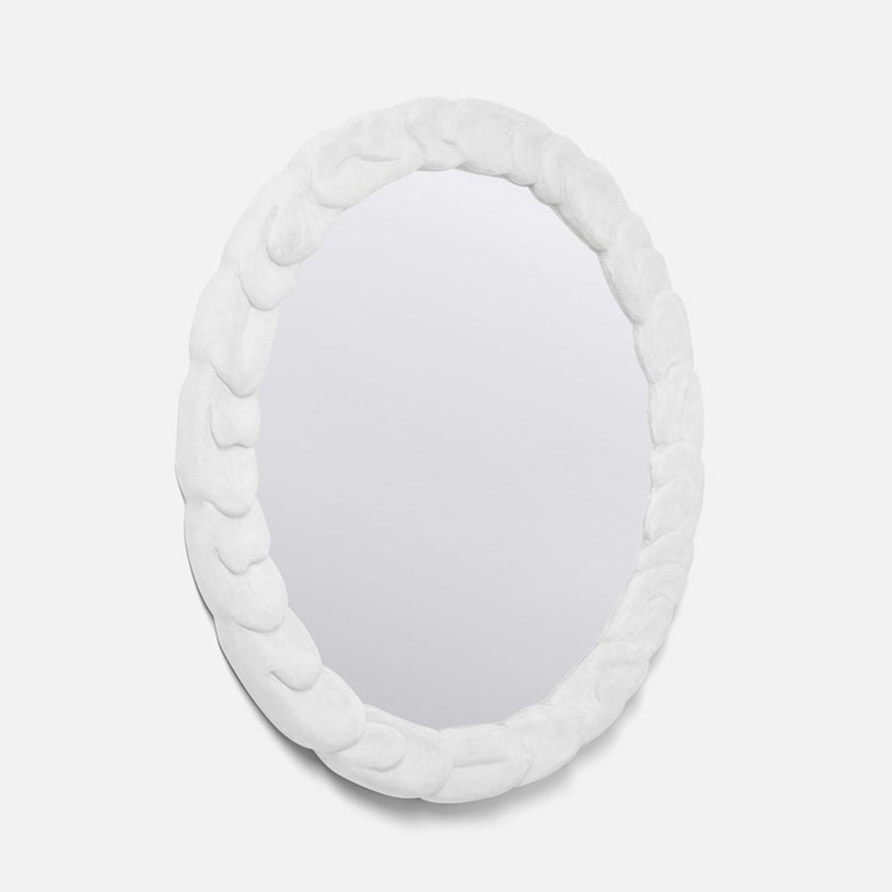 Outdoor Mirror Porter Wht by District Home