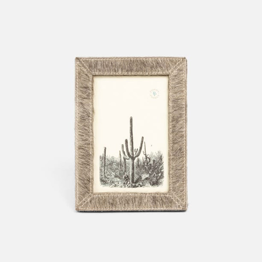 VERWOOD Picture Frame 4x6 made of hide District Home