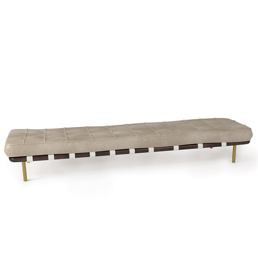 Tufted Gallery Bench Werner T - District Home