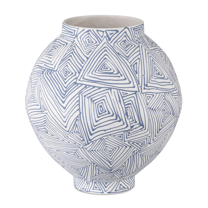 Porcelain Vase Zig L by District Home