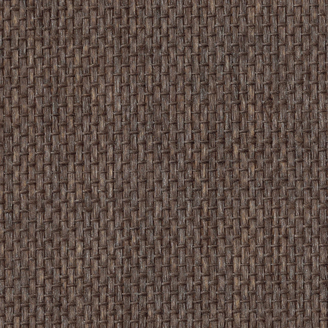 Basketweave Grasscloth Textured Chocolate - 52011 38 by District Home