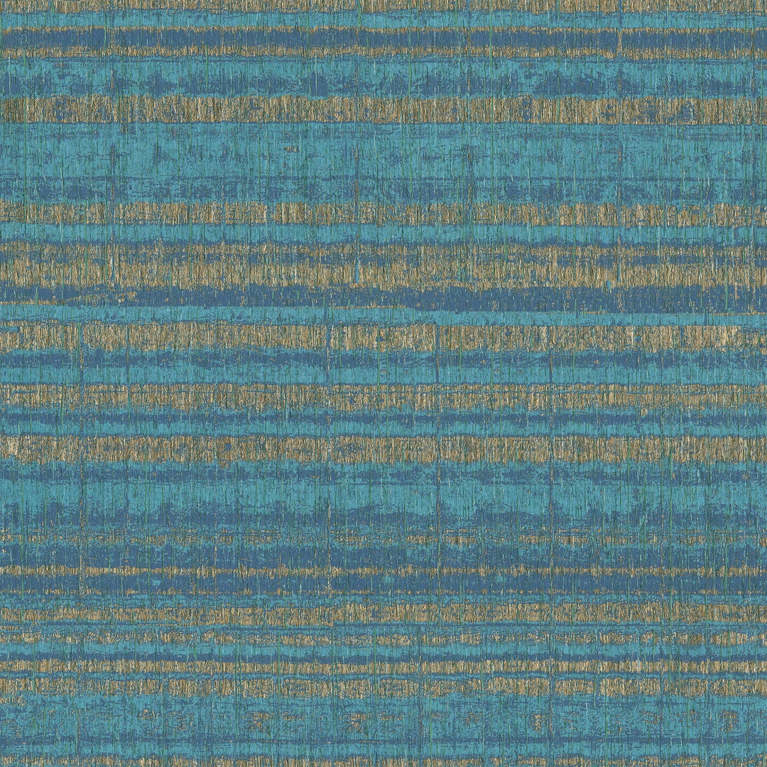 Grasscloth Textured Teal - 9218 67 by District Home