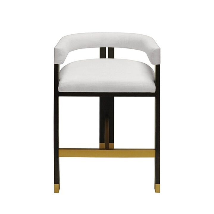 Upholstered Curve Counter stool Cybill