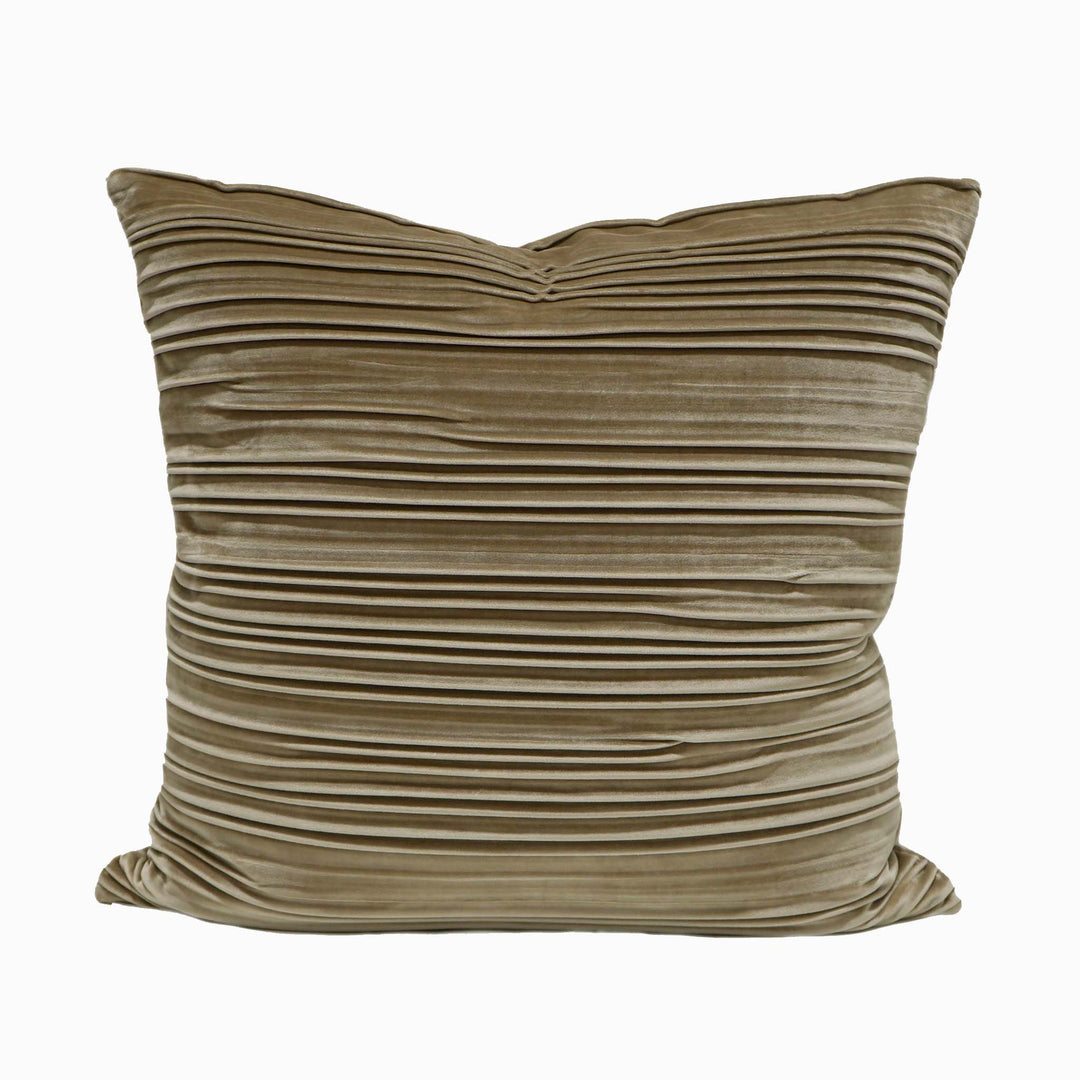 Pleated Luxe Velvet Pillow