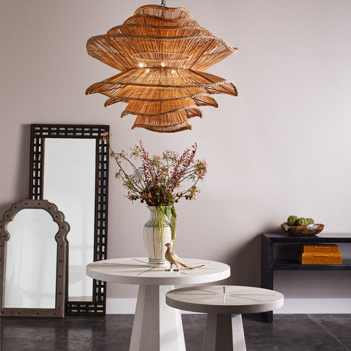 Abstract Shape Chandelier Abigail by District Home