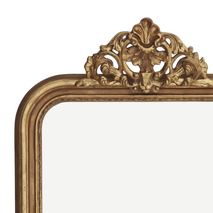 Antique Brass Mirror Amos by District Home
