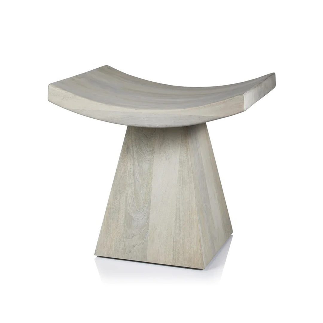 Mango Wood Stool Aria by District Home