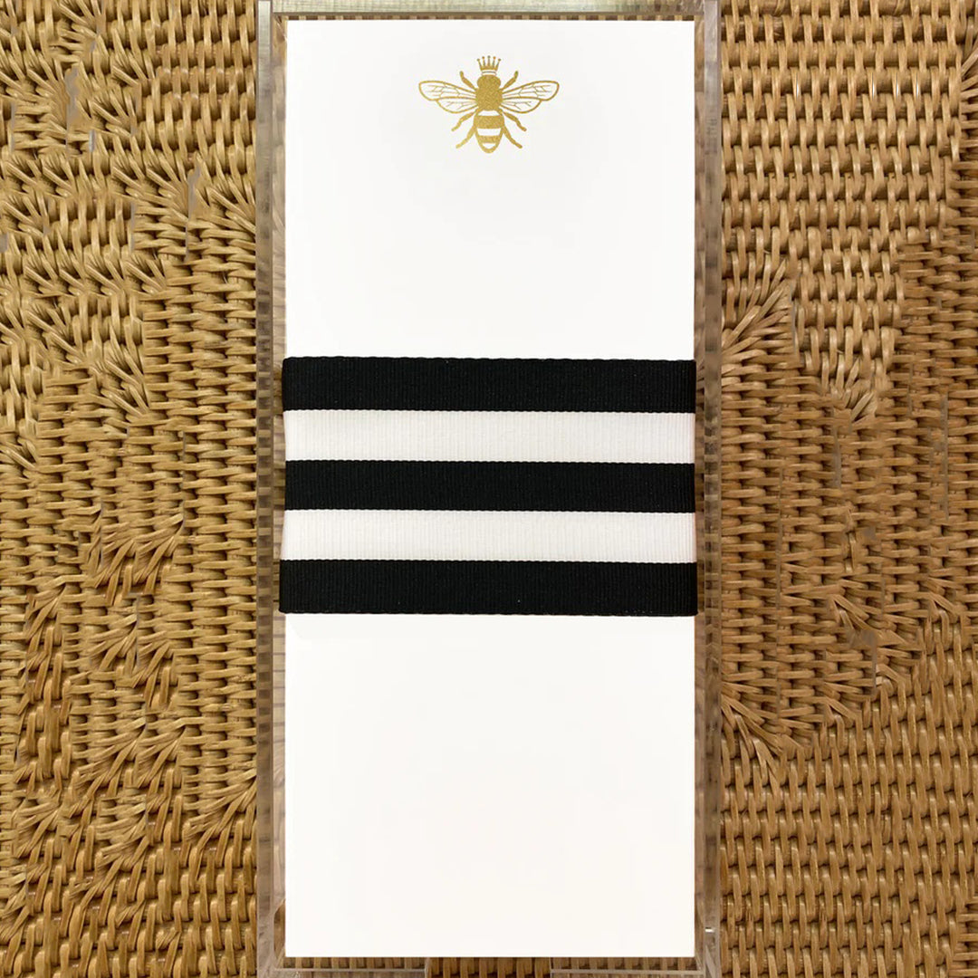 Notepad Gold Foil Bee