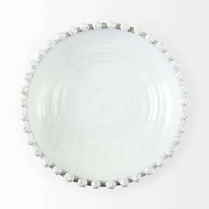 Off-White Ceramic Bowl Bwlball
