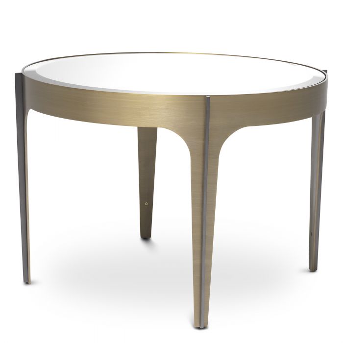 Brass Side Table Caye by District Home
