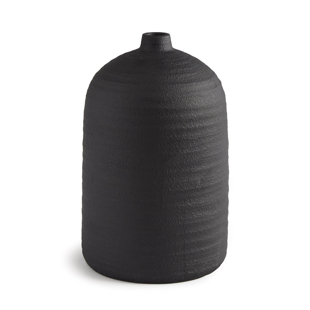 Textured Black Vase Clover