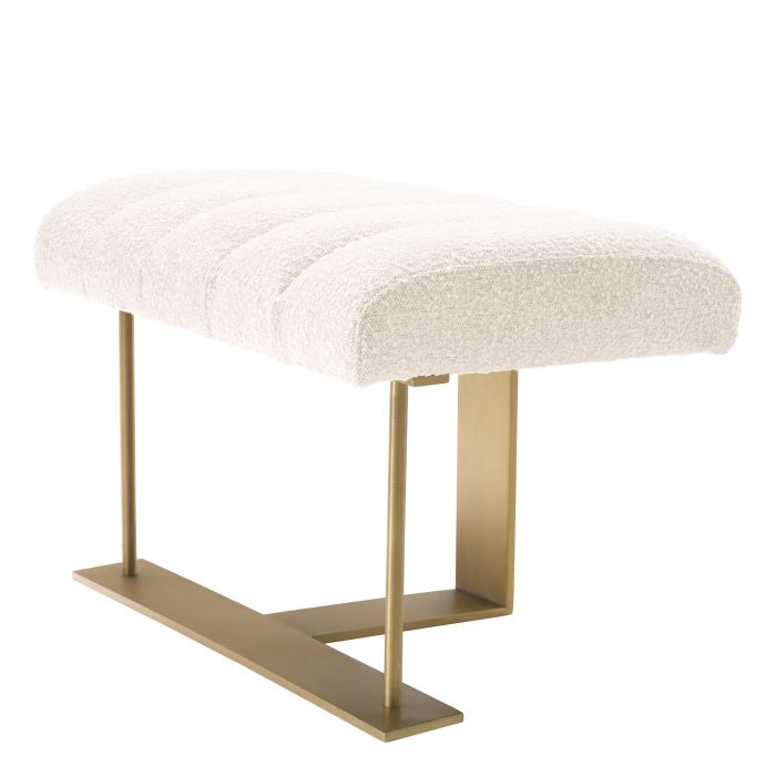 Brushed Brass Stool Elegance by District Home