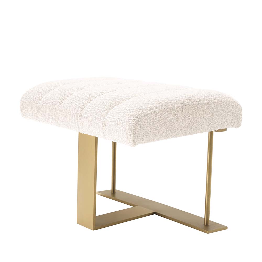 Brushed Brass Stool Elegance by District Home