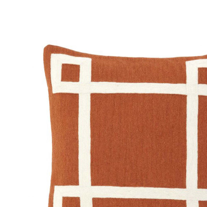 Wool Embroidered Pillow Harlow by District Home