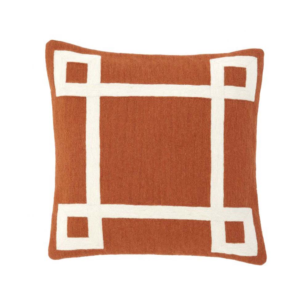 Wool Embroidered Pillow Harlow by District Home