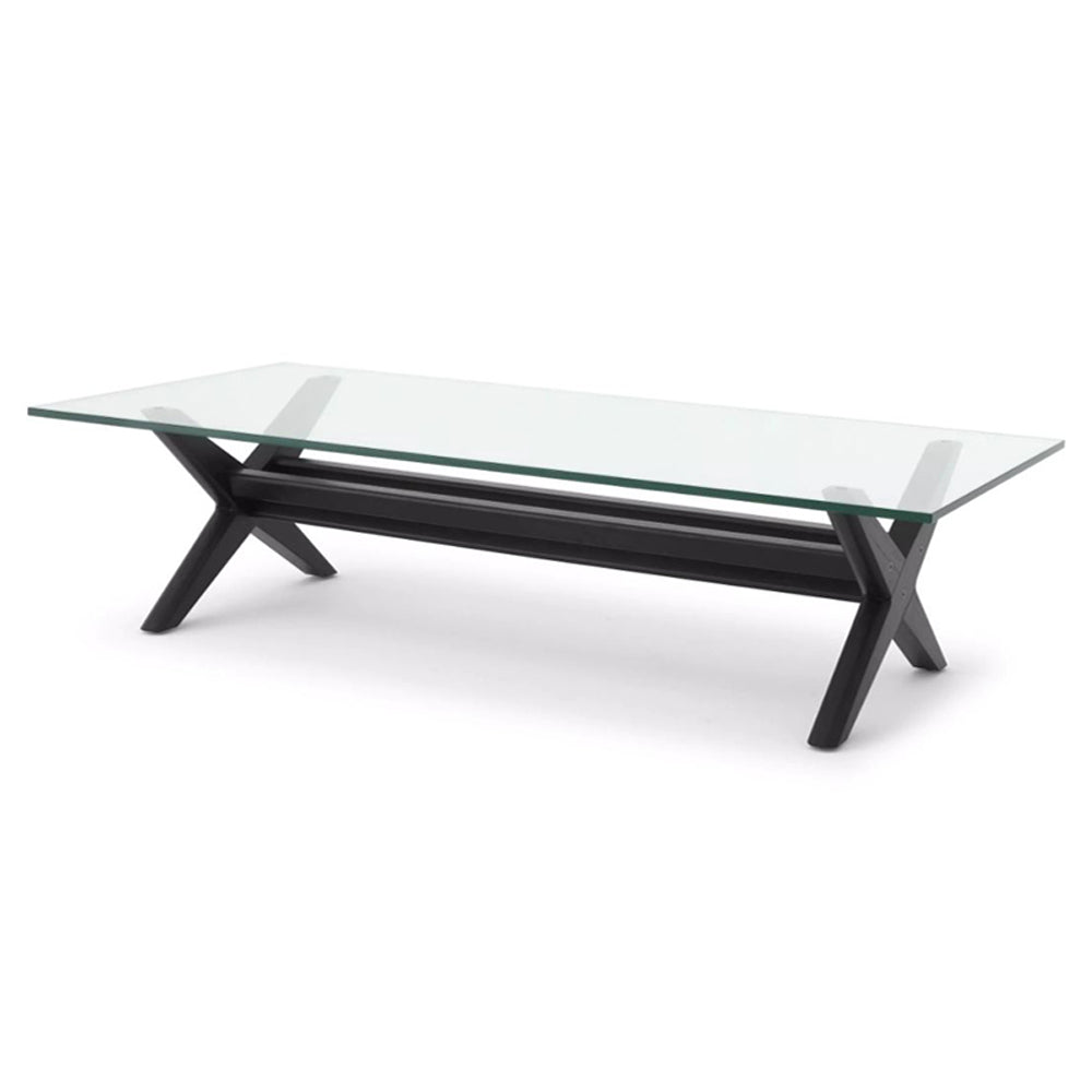 Glass Top Coffee Table Madden BLK