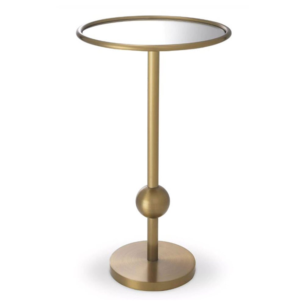 Brass Side Table Noelle by District Home
