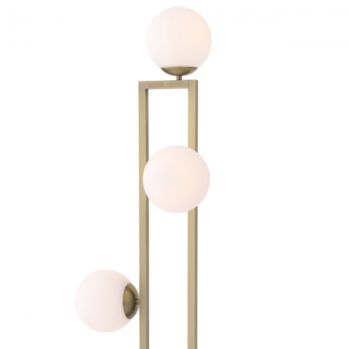 Brushed Brass Floor Lamp Otis by District Home