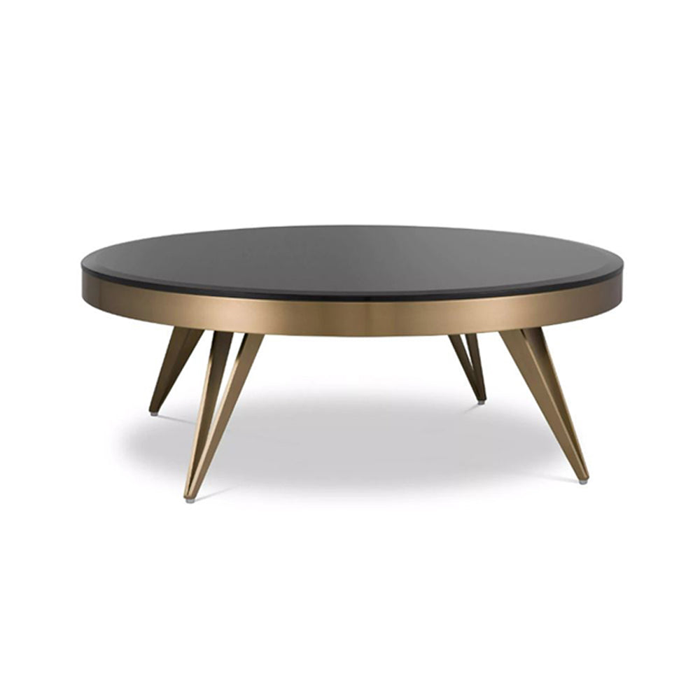 Round Beveled Coffee Table Reese