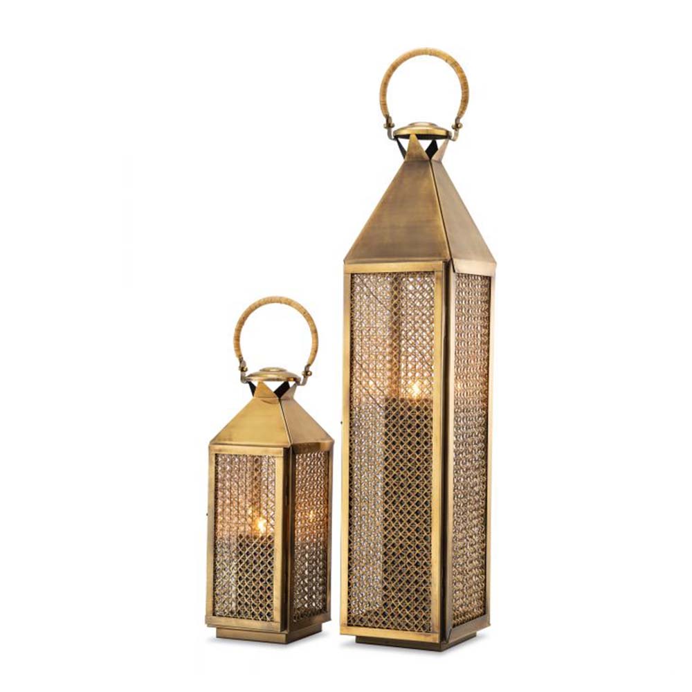 Brass Candle Lantern Rizzo T