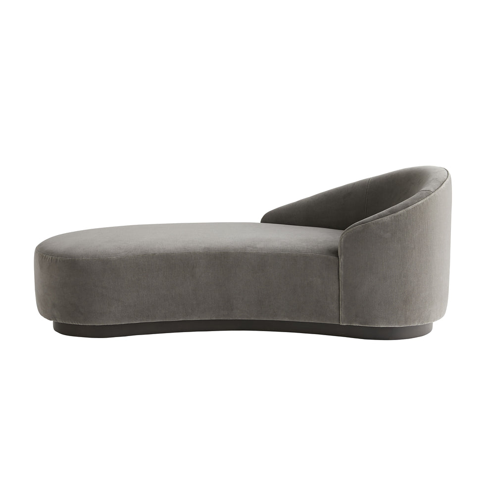 Velvet Left Arm Chaise Tania by District Home
