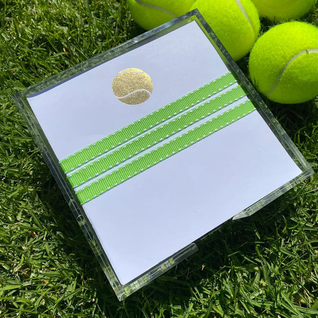 Note Paddie Gold Foil Tennis