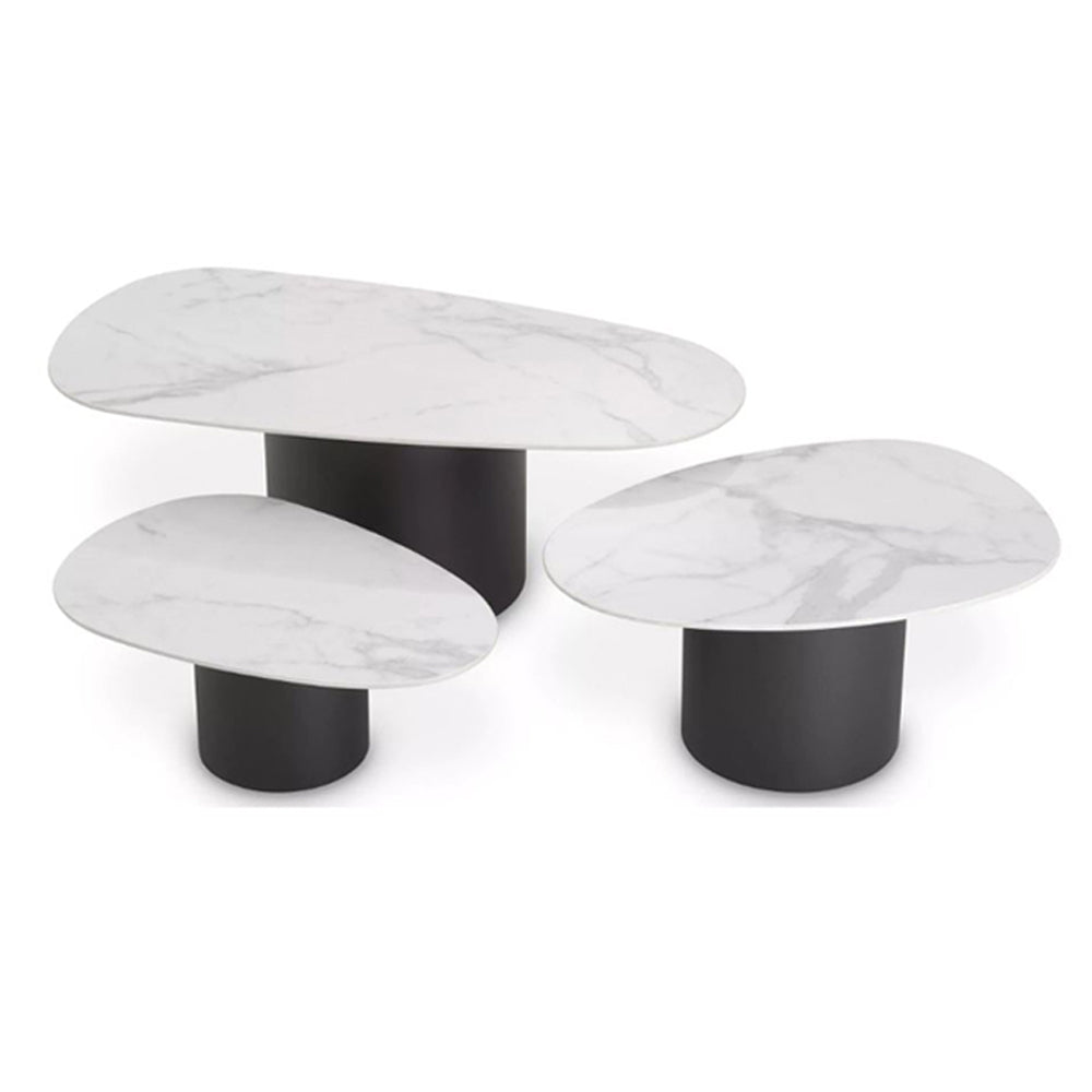 Set of 3 Coffee Tables Ziad